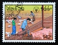 Postage stamp Laos 1987. Agriculture