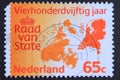 Post stamp from the netherlands for 450 years State Council