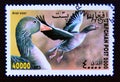 Postage stamp Afghanistan, 2000. Greylag Goose Anser anser bird