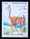 Postage stamp Afghanistan 1997, Vicugna, Vicugna vicugna