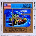 Postage stamp Ajman State, United Arab Emirates 1973, Apollo 15