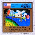 Postage stamp Ajman State, United Arab Emirates 1973, Apollo 13