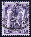 Postage stamp Belgium, 1936, Small coat of arms Royalty Free Stock Photo