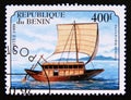 Postage stamp Benin, 1999. Dacca Pulwar Bengali Royalty Free Stock Photo