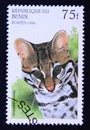 Postage stamp Benin, 1996, Ocelot, Leopardus pardalis