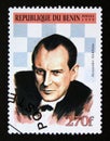 Postage stamp Benin 1999. Portrait Chess Player Alexander Alekhin