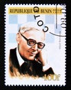 Postage stamp Benin 1999. Portrait Chess Player Mikhail Botvinnik