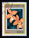 Postage stamp Benin, 1999. Wilsonara orchid Flower