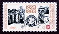 Postage stamp Bulgaria, 1983. Insurgents, Wreath