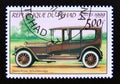 Postage stamp Chad 2000. 1919 Pierce Arrow oldtimer car