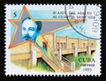 Postage stamp Cuba 1993. Attack on Moncada Barracks Royalty Free Stock Photo