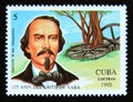 Postage stamp Cuba 1993. Carlos Manuel de Cespedes