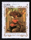 Postage stamp Cuba, 1993, Child eating watermelon