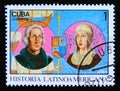 Postage stamp Cuba 1992. Columbus, Queen Isabella