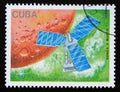 Postage stamp Cuba, 1988, Mars probe