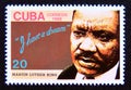 Postage stamp Cuba 1986. Martin Luther King Royalty Free Stock Photo