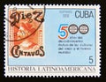 Postage stamp Cuba 1991. Stamp Chile 1903