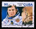 Postage stamp Cuba, 2005, Yuri Romanenko, astronaut