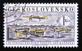 Postage stamp Czechoslovakia, 1959. BlÃÂ©riot XI airplane