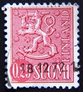 Postage stamp Finland, 1963, Lion Type I STIF Press Printing