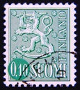 Postage stamp Finland, 1963, Lion Type I WIFAG Press Printing