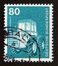 Postage stamp Germany Federal Republic, 1975. Farm Tractor