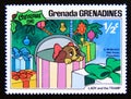 Postage stamp Grenada Grenadines 1981. Lady in the box Royalty Free Stock Photo