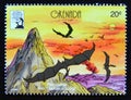 Postage stamp Grenada 1991. Pterodactyls from The Rite of Spring