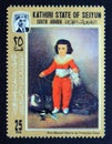 Postage stamp Hadhramaut Kathiri Seiyun, 1967. Don Manuel Osorio, Francisco Goya painting