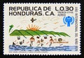 Postage stamp Honduras, 1980. Children drawings