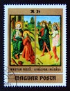 Postage stamp Hungary, Magyar, 1973. Adoration of the Kings painting