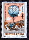 Postage stamp Hungary, Magyar, 1983. Balloon Competition, 1904 Royalty Free Stock Photo