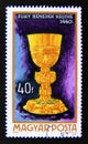 Postage stamp Hungary, Magyar, 1970. Chalice of Benedek Suky Royalty Free Stock Photo