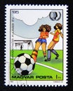 Postage stamp Hungary, Magyar, 1985. Girls Football