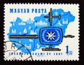 Postage stamp Hungary, Magyar 1967. International Tourist Year, 1967
