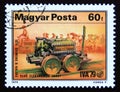 Postage stamp Hungary, Magyar 1979. Siemens first electric locomotive