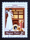 Postage stamp Hungary, Magyar 1981. 100th Anniversary of Telephone Exchanges