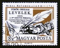 Postage stamp Hungary, Magyar 1990. Writer Kelemen Mikes Royalty Free Stock Photo