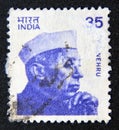 Postage stamp India, 1980. Jawaharlal Nehru portrait