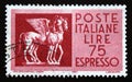 Postage stamp Italy, 1958, Etruscan Winged Horse