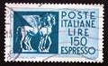 Postage stamp Italy, 1958, Etruscan Winged Horse