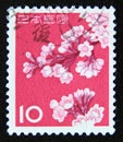 Postage stamp Japan 1961. Cherry Blossoms flower