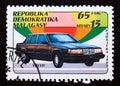 Postage stamp Madagascar, 1993, Volvo car Royalty Free Stock Photo