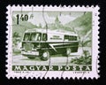 Postage stamp Magyar, Hungary, 1963, Mobile Post Office