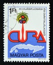 Postage stamp Magyar, Hungary, 1978, 11th World Youth Festival, Havana