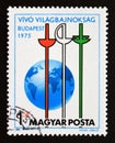 Postage stamp Magyar, Hungary, 1975, World Fencing Championship, 1975, Budapest