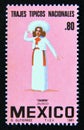 Postage stamp Mexico, 1981. Charra Traditional National Costume