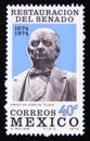 Postage stamp Mexico, 1974. President SebastiÃÂ¡n Lerdo de Tejada Corral portrait