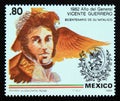 Postage stamp Mexico, 1982. President Vicente Guerrero portrait