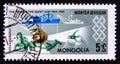 Postage stamp Mongolia, 1965. Oceanography